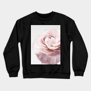 Flowers print, Pink, Pastel, Fashion print, Scandinavian art, Modern art, Wall art, Print, Minimalistic, Modern Crewneck Sweatshirt